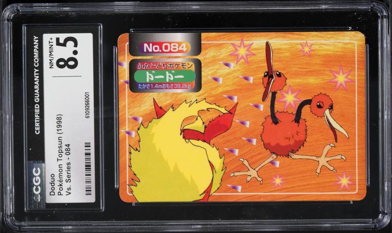 1998 Pokemon Japanese Topsun Doduo Vs Flareon #84 CGC 8.5 NM-MT+