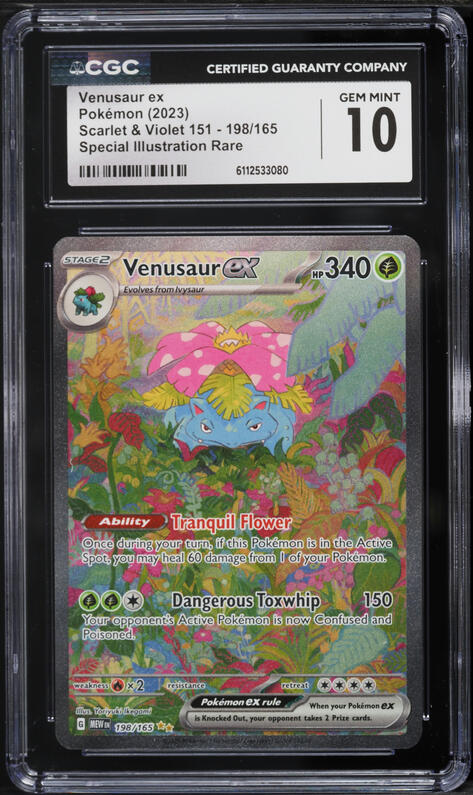 2023 Pokemon Japanese SV 151 Special Art Rare Venusaur ex #200 CGC