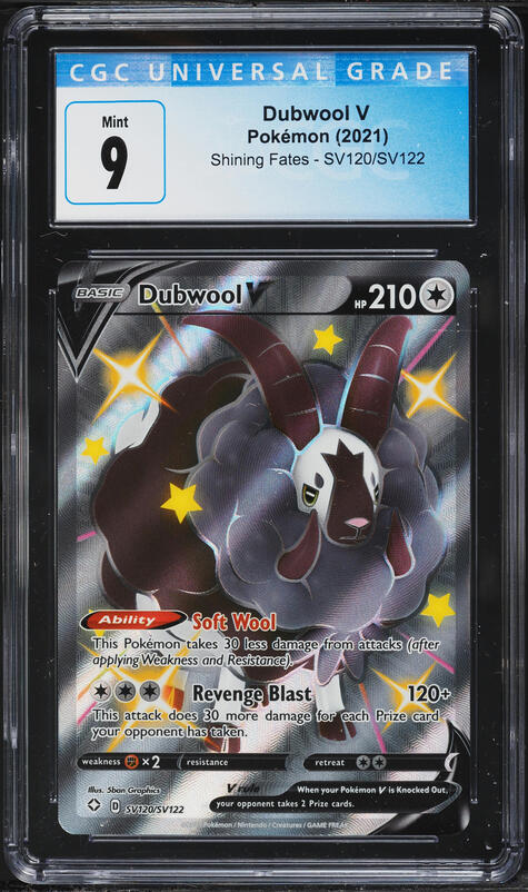 dubwool v pokemon card value Dubwool V - Shining Fates: Shiny Vault [SHINY HOLO RARE]