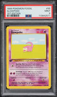 1999 Pokemon Fossil 1st Edition Slowpoke #55 PSA 9 MINT on Fanatics Collect