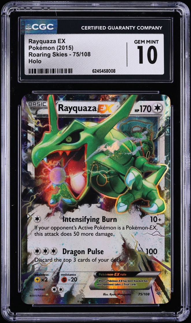 2021 Pokemon Celebrations Classic Collection Holo Rayquaza EX #76 CGC 10 GEM MINT
