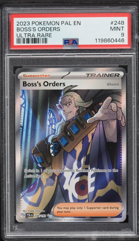 2023 Pokemon Scarlet & Violet Paldean Evolved Full Art Boss's Orders #248