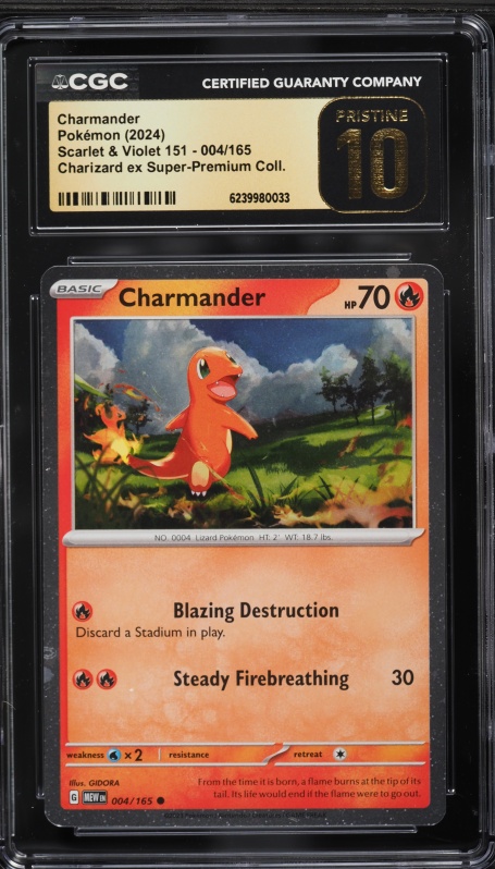 2023 Pokemon SV Promo Obsidian Flames ETB Charmander #44 PSA 10