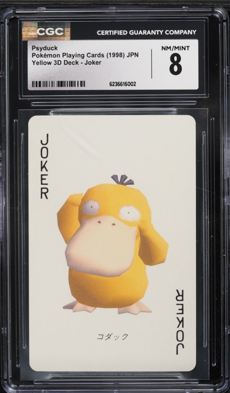 2019 Pokemon Japanese Playing Cards Old Maid Psyduck CGC 10