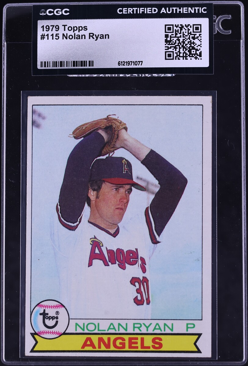 1979 Topps Nolan Ryan #115 CGC AUTH