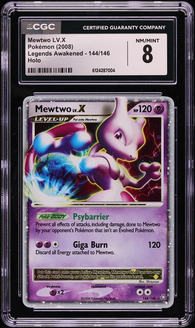 Pokemon Promo Mewtwo LV.X DP28
