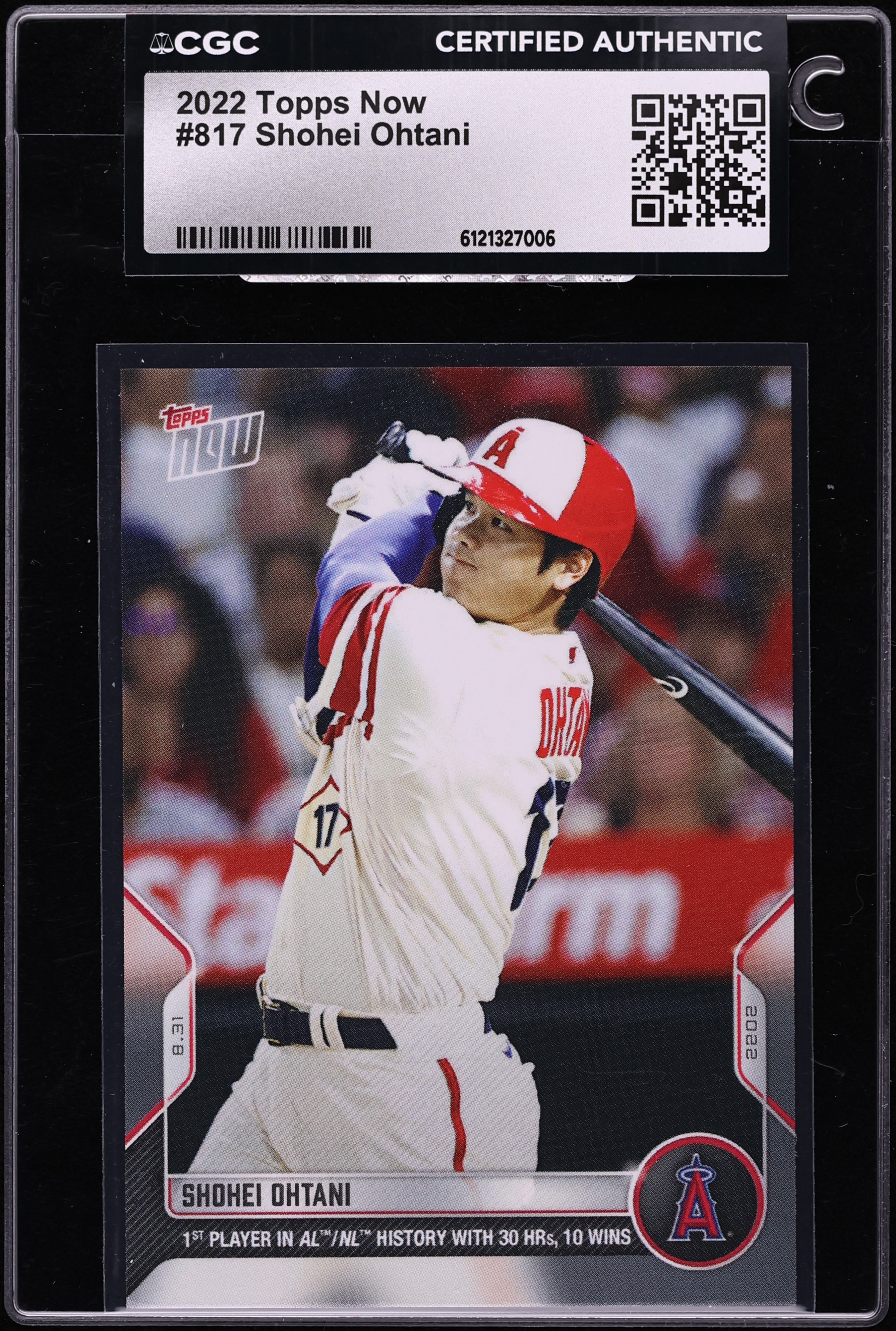 2022 Topps Now Shohei Ohtani #817 CGC AUTH on Fanatics Collect