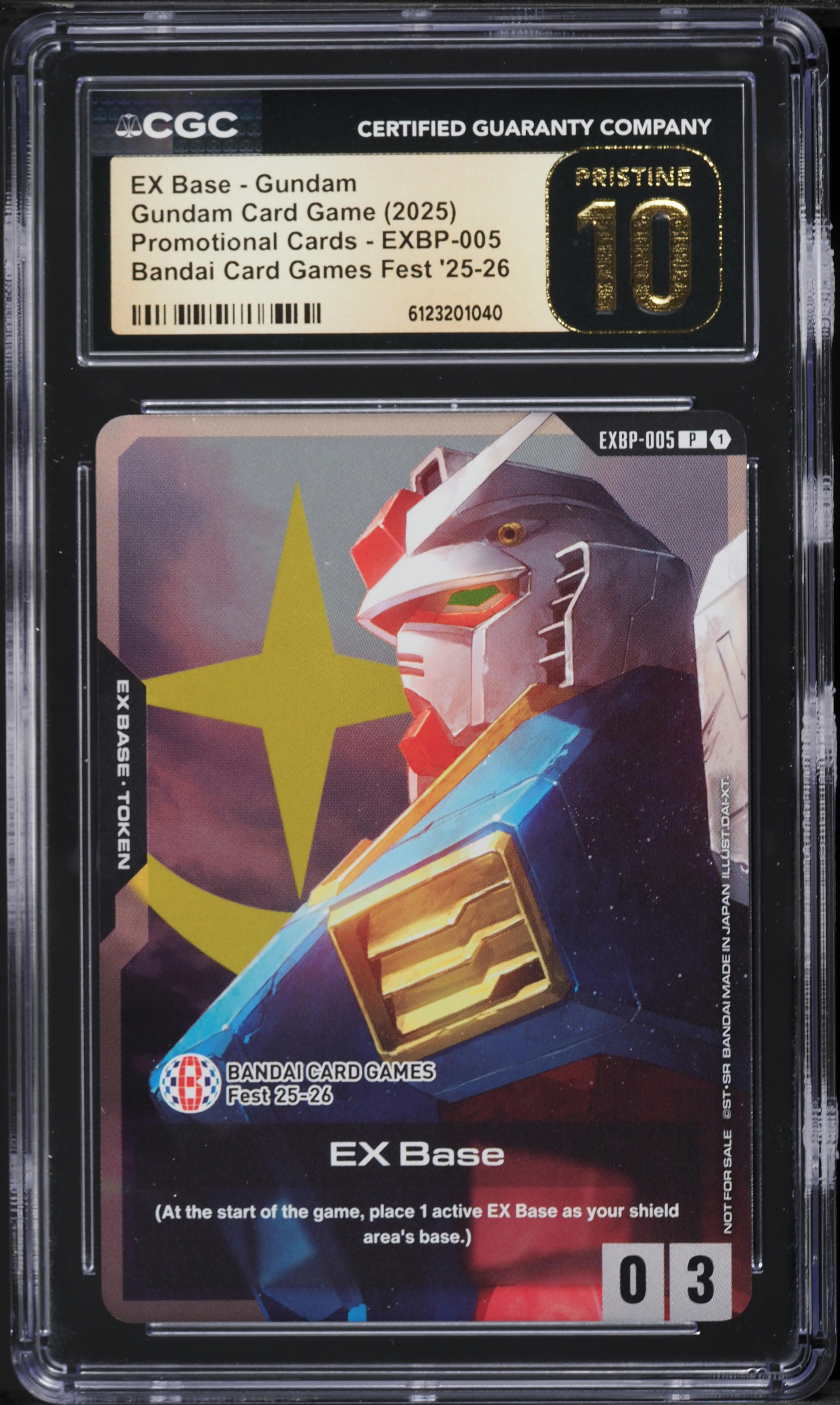 2025 Gundam Card Game Promotional Bandai Games Fest '25-'26 EX