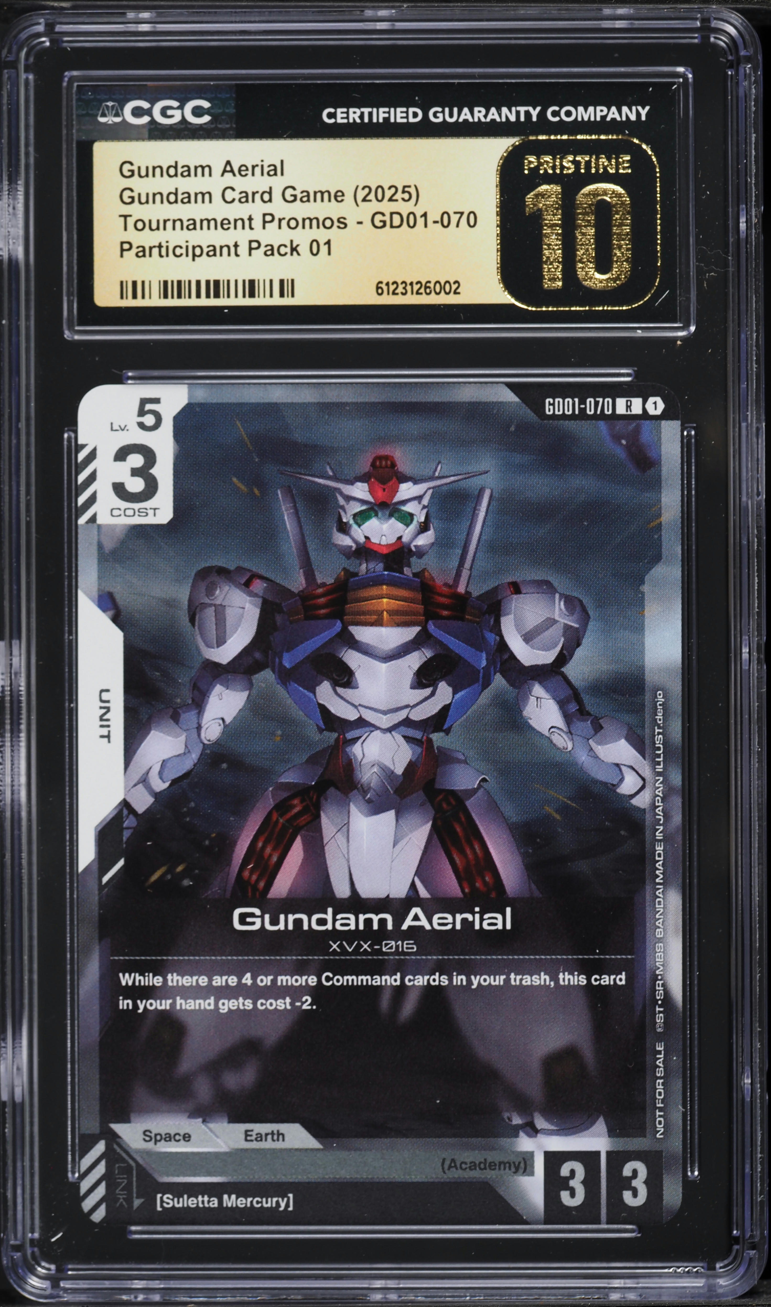 2025 Gundam Card Game Tournament Promos Participant Pack 01 Gundam