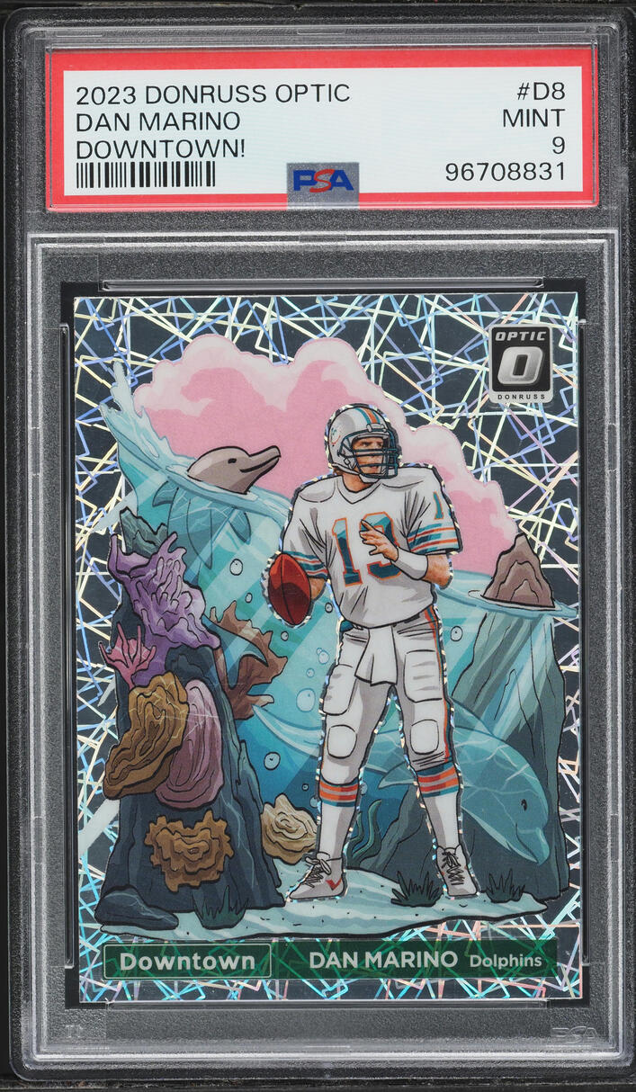 2023 Donruss Optic Downtown Dan Marino #D-8 PSA 9 MINT