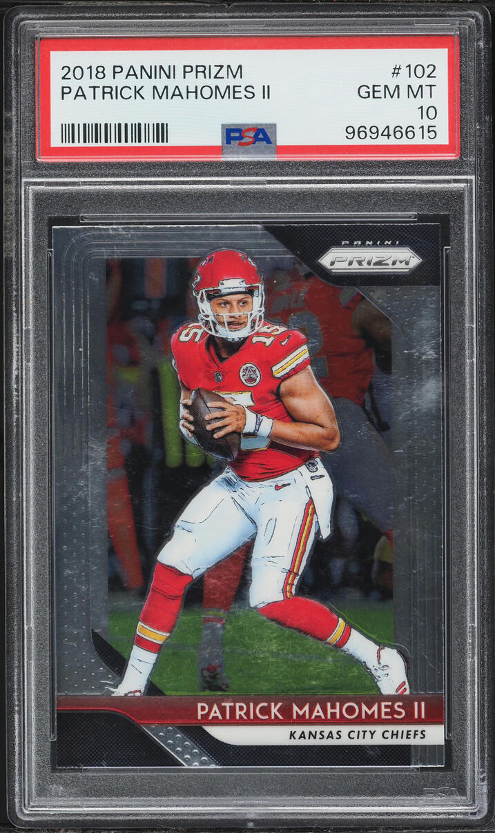 2018 Panini Prizm Patrick Mahomes II #102 PSA 10 GEM MINT