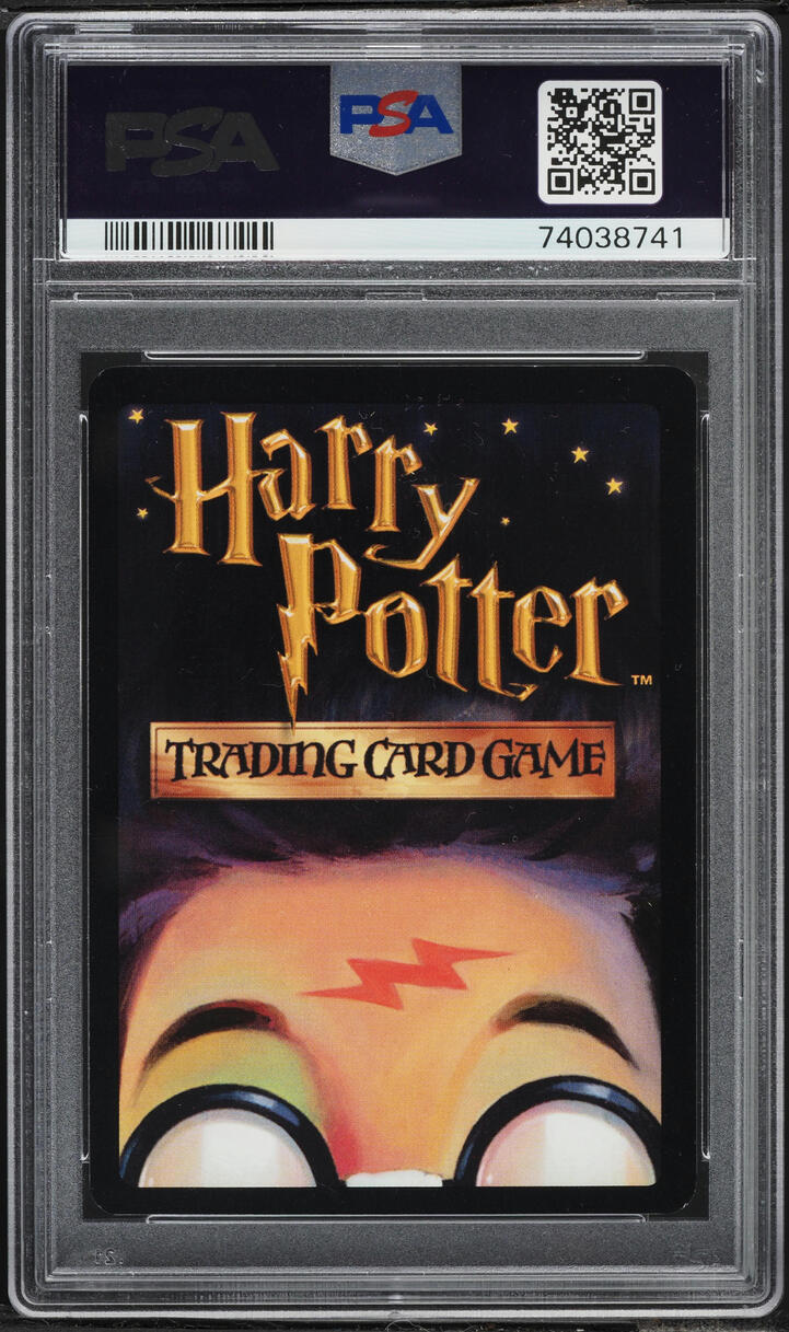 2002 Harry Potter TCG Diagon Alley Foil Gringotts Vault Key #11 PSA 8 NM-MT
