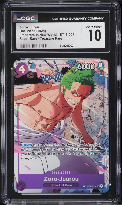 2024 One Piece Japanese Promo 2nd Anniversary Zoro Juurou #OP05