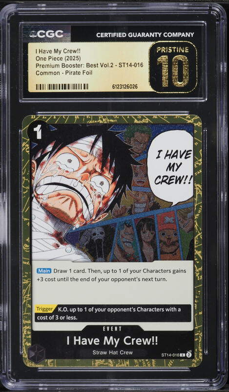 2001 One Piece Japanese Carddass Hyper Battle 7th Stage Luffy's Pirate Crew #C364 CGC 9 MINT on Fanatics Collect 2001 One Piece Japanese Carddass Hyper Battle 7th Stage Luffy's Pirate Crew #C364 CGC 9 MINT on Fanatics Collect