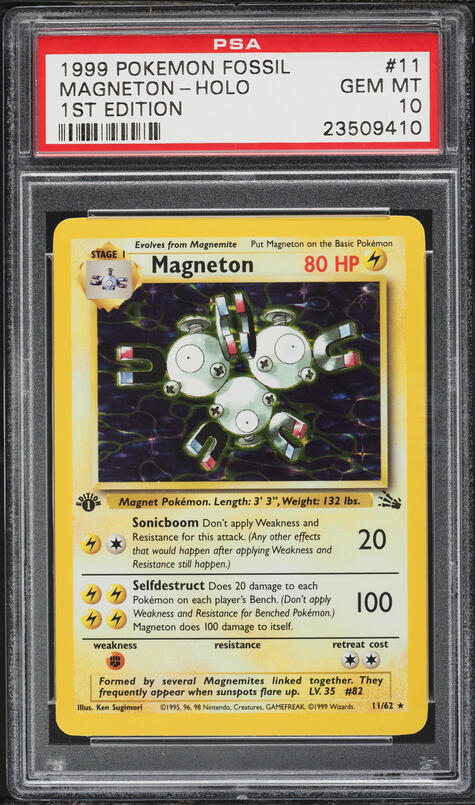 1995 magneton pokemon card value Magneton (holo) Pokemon