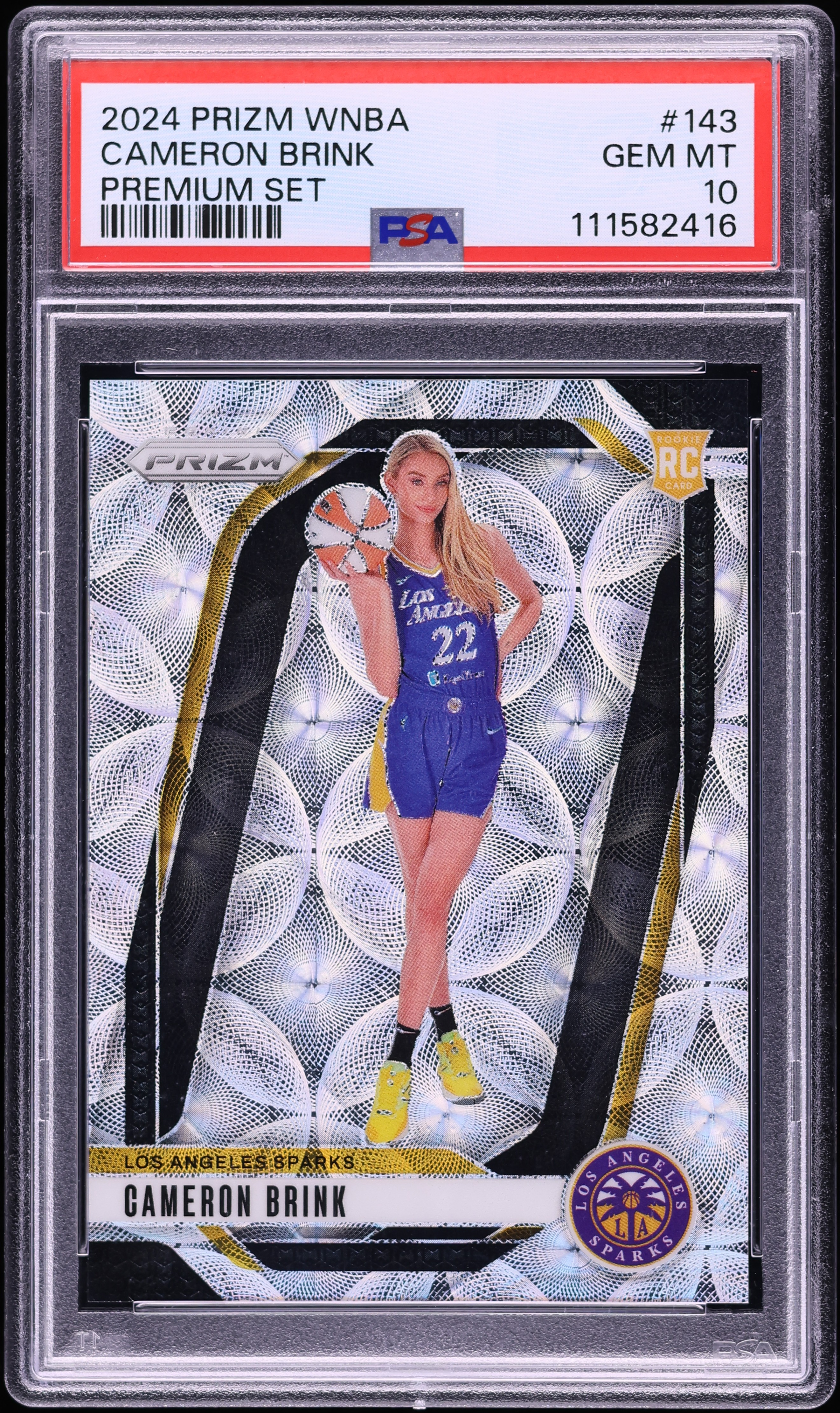 2024 Panini Prizm WNBA Premium Set Cameron Brink ROOKIE /99 #143