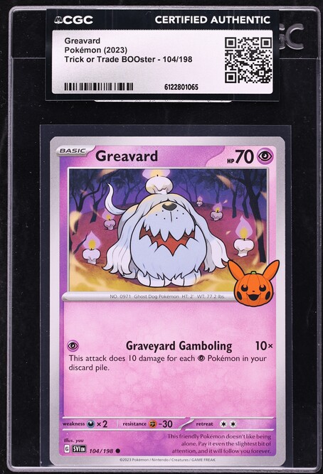 2023 Pokemon Scarlet & Violet IR Greavard #214 PSA 10 GEM MINT on Fanatics  Collect