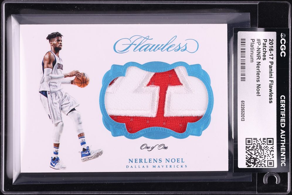 2016 Panini Flawless Platinum Nerlens Noel PATCH 1/1 #P-NNR CGC