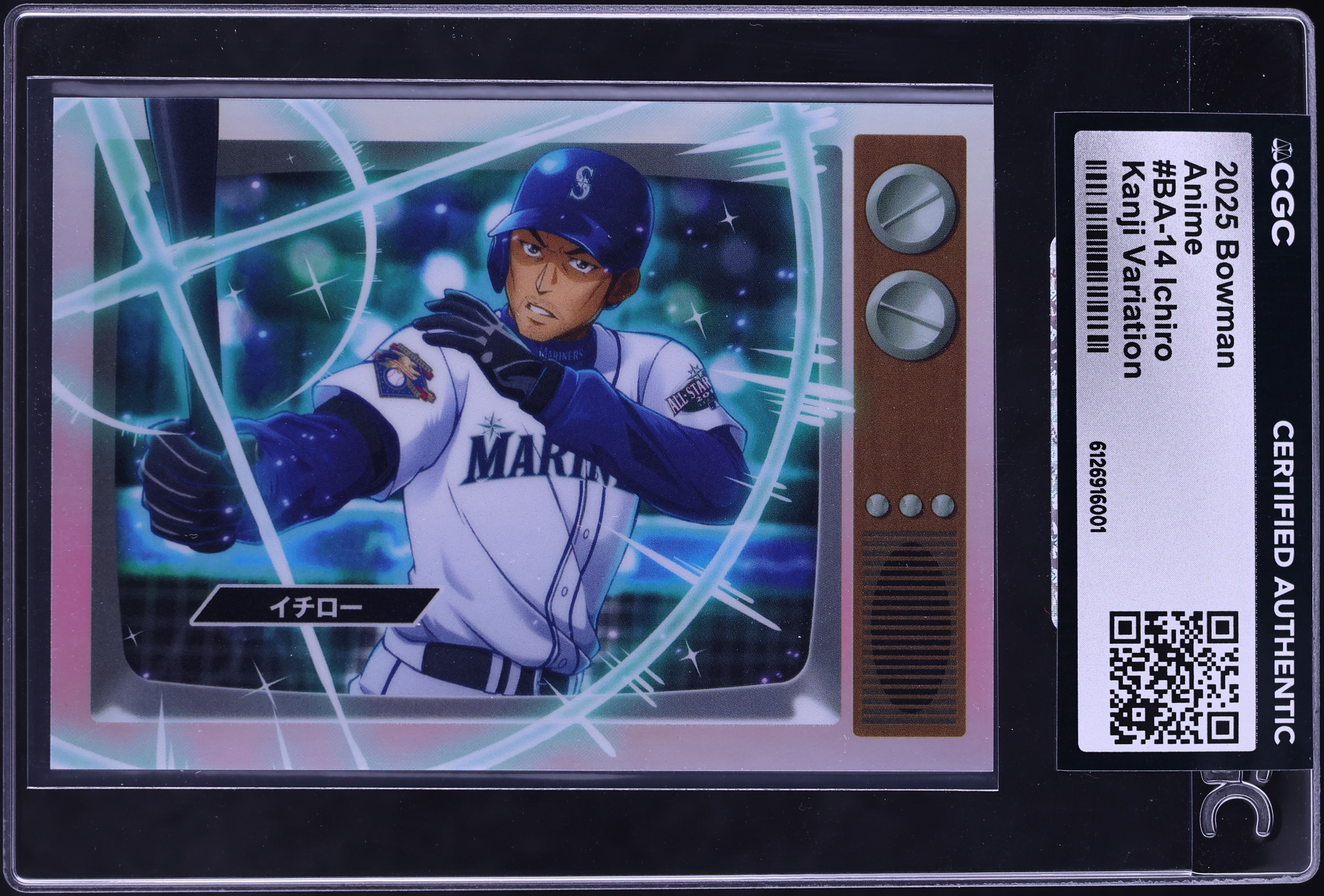 2025 Bowman Anime Kanji Variation Ichiro #BA-14 CGC AUTH on