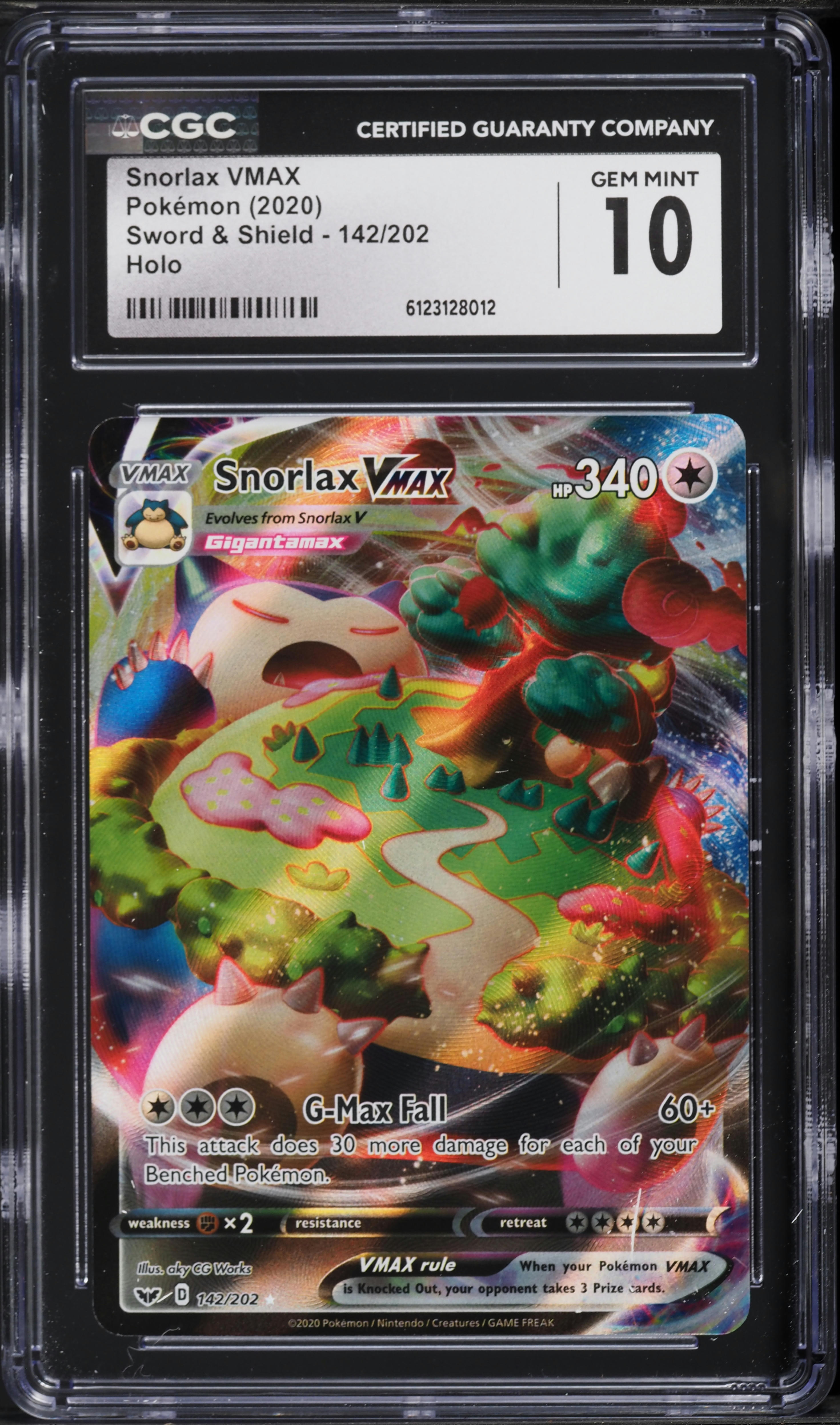 2020 Pokemon Sword & Shield 142 Fa/Snorlax Vmax | Ozzie Collectables 2020 Pokemon Sword & Shield 142 Fa/Snorlax Vmax | Ozzie Collectables