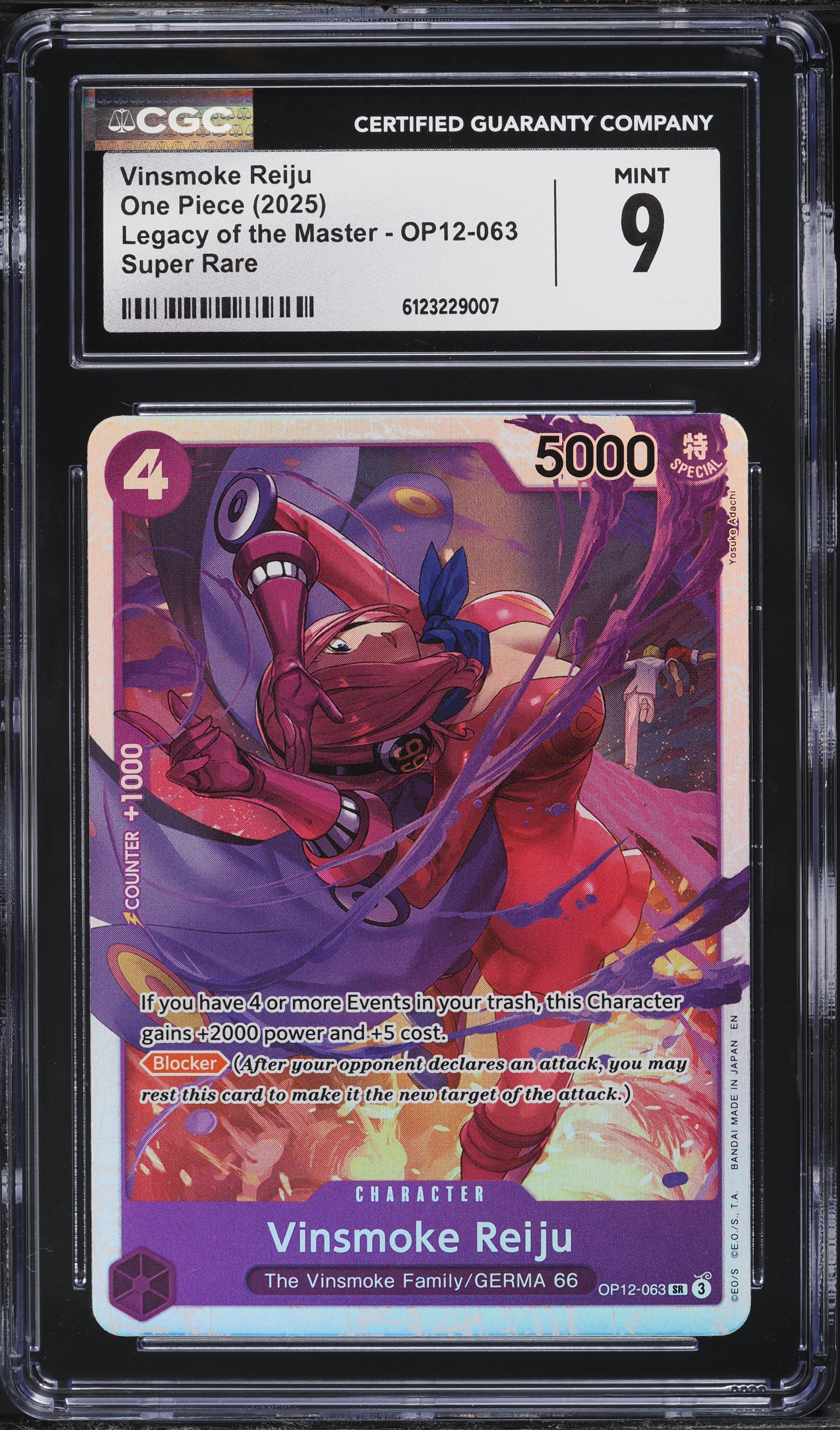 2025 One Piece Legacy Of The Master SR Vinsmoke Reiju #OP12-063