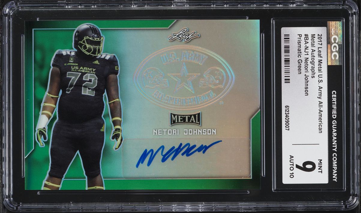2017 Metal U.S. Army All-American Prismatic Green Netori Johnson