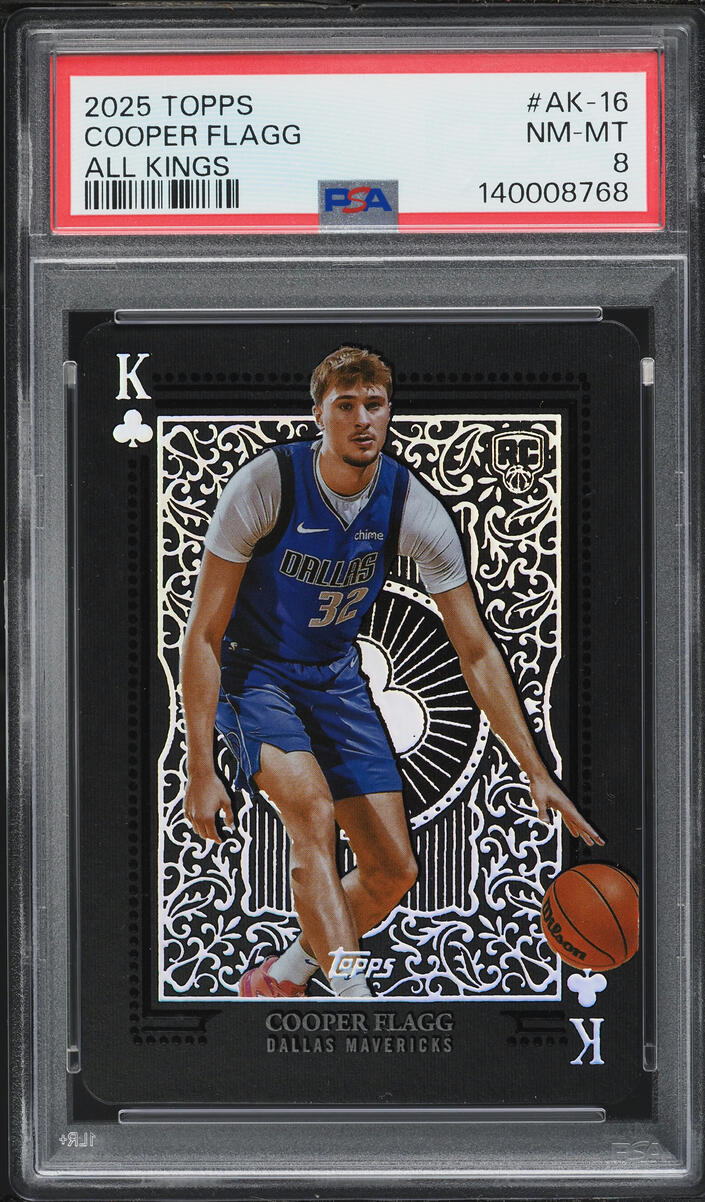 2025 Topps All Kings Cooper Flagg ROOKIE #AK-16 PSA 8 NM-MT