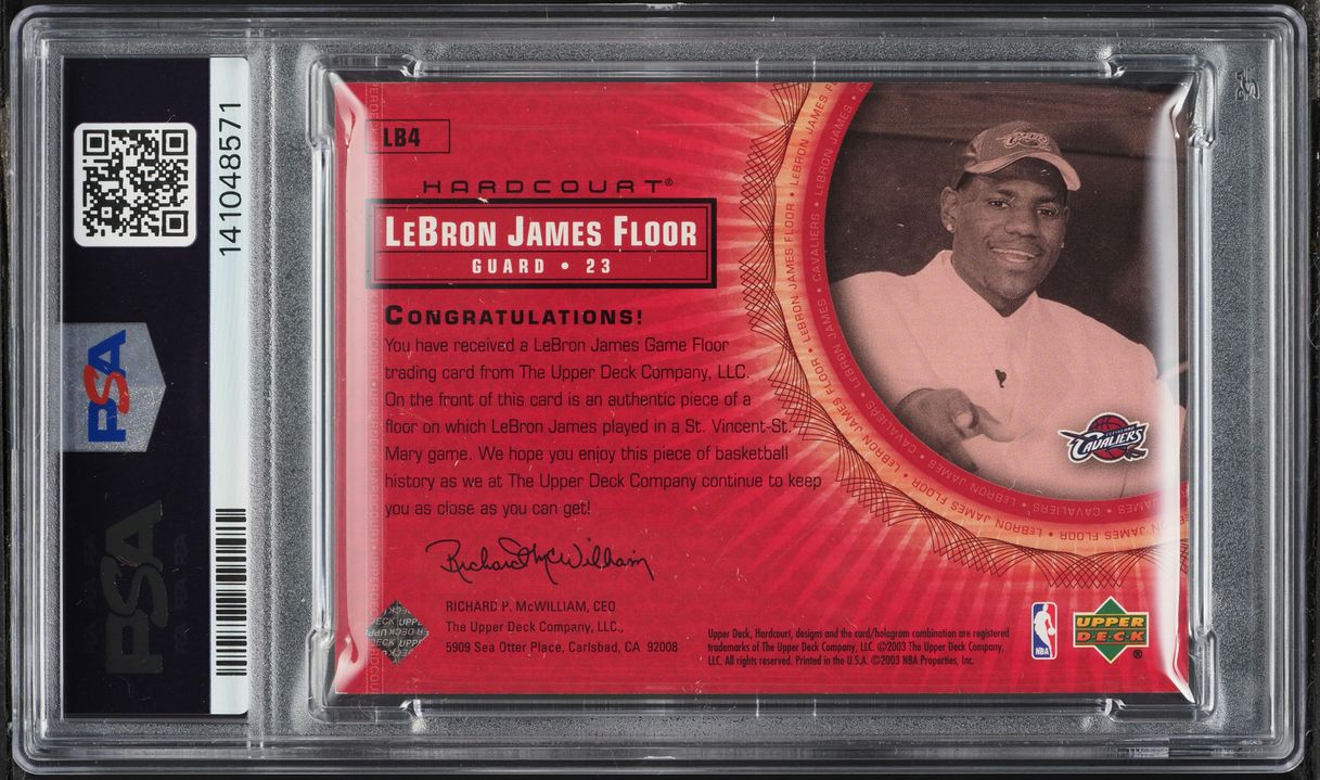 lebron james hardcourt upper deck