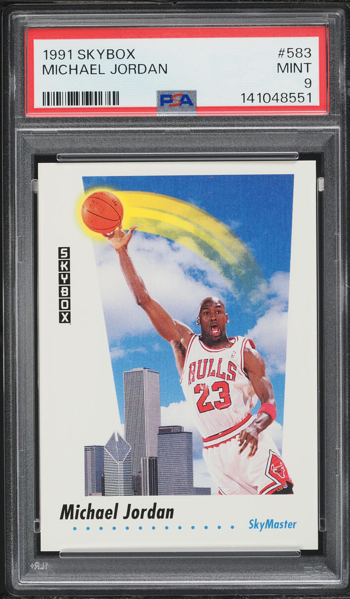 1991 Skybox Basketball Michael Jordan #583 PSA 9 MINT on Fanatics