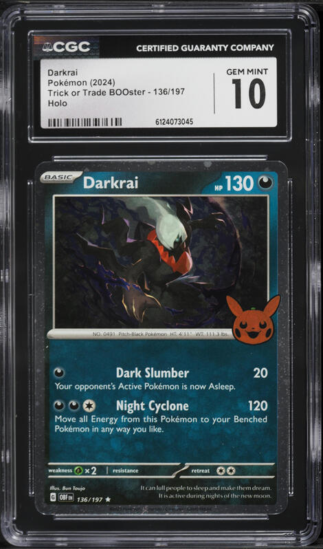darkrai holographic pokemon card Holo - Great Encounters Pokmon 3/106 it takes 20 less damage from attacks (after applying Weakness and Resistance) Pokemon - Darkrai - 136/197
