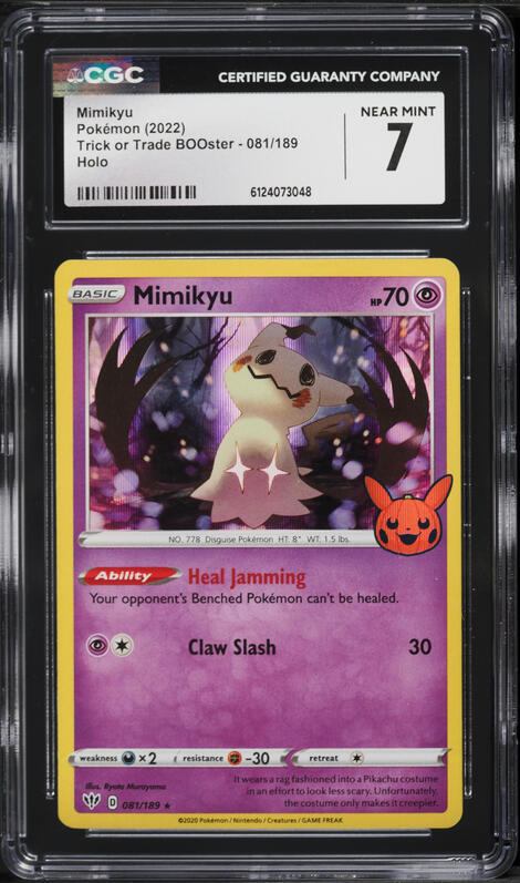 2022 Pokemon SWSH Darkness Ablaze Trick Or Trade BOOster Holo