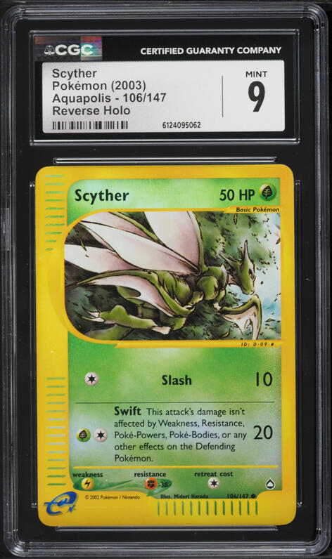 2006 Pokemon Japanese Kimewaza Kids 5 Scyther #136 PSA 10 GEM MINT