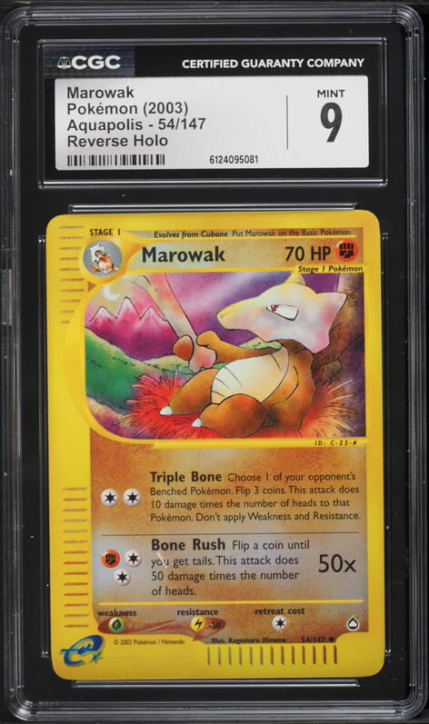 2023 Pokemon Japanese Scarlet & Violet 151 Poke Ball Reverse Holo Marowak  #105 CGC 10 GEM MINT on Fanatics Collect