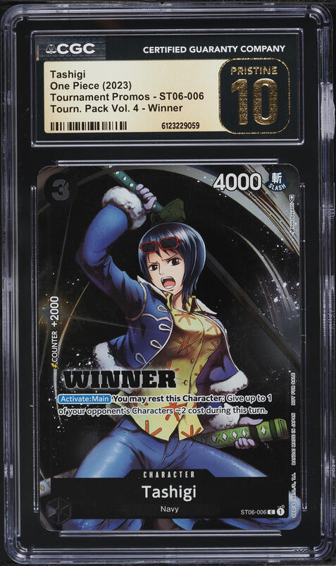 2024 One Piece Championship 2023 Celebration Pack Tashigi #006 PSA