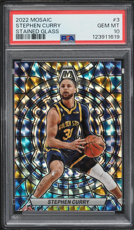 2019 Panini Spectra Silver Stephen Curry #170 PSA 9 MINT on
