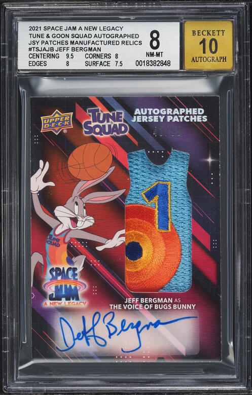 2021 UD Space Jam New Legacy Tune & Goon Squad Jeff Bergman Bugs