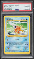 1999 Pokemon Base Set Shadowless 1st Edition Magikarp #35 PSA 10