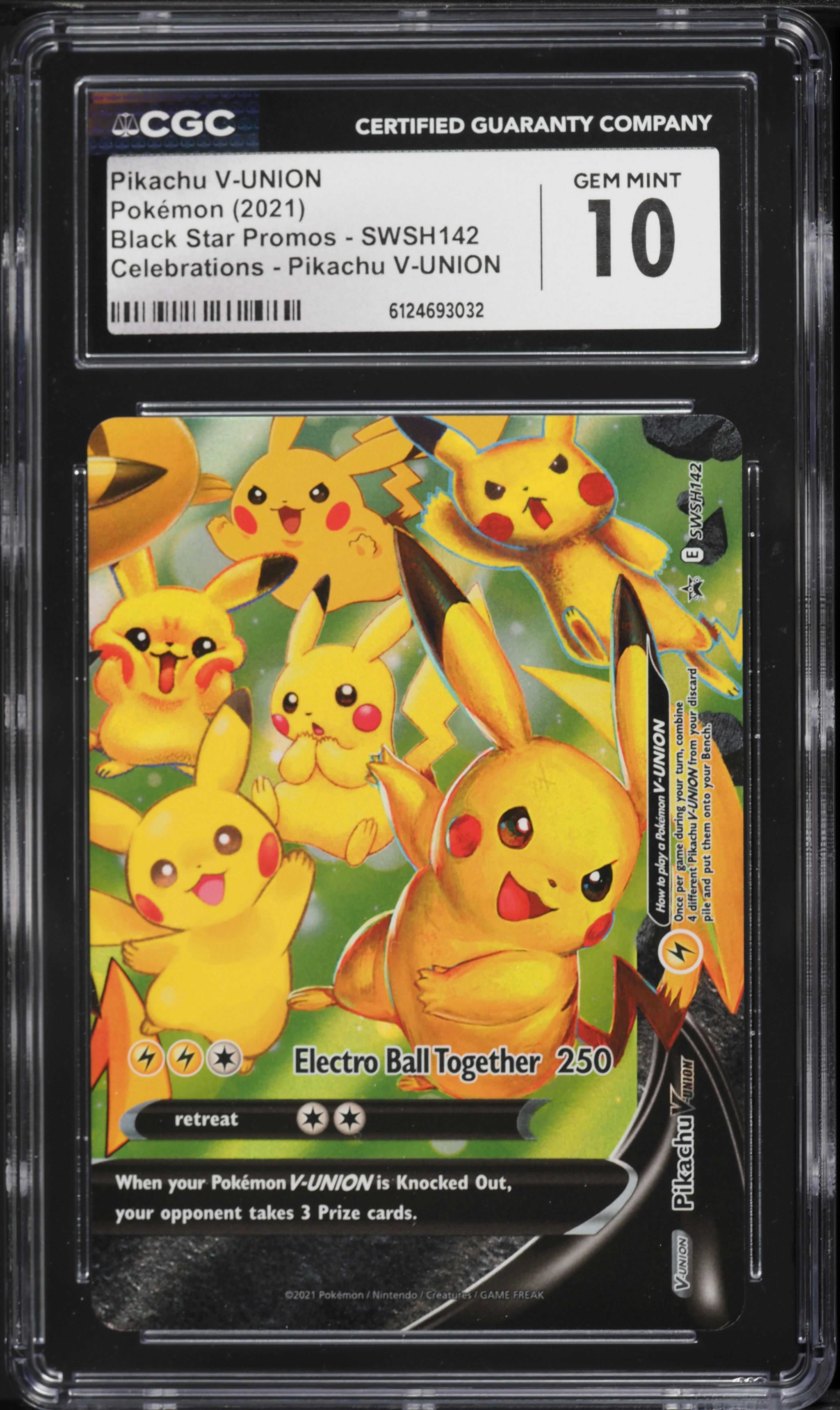 2021 Pokemon Sword & Shield Promo Celebrations Holo Pikachu V