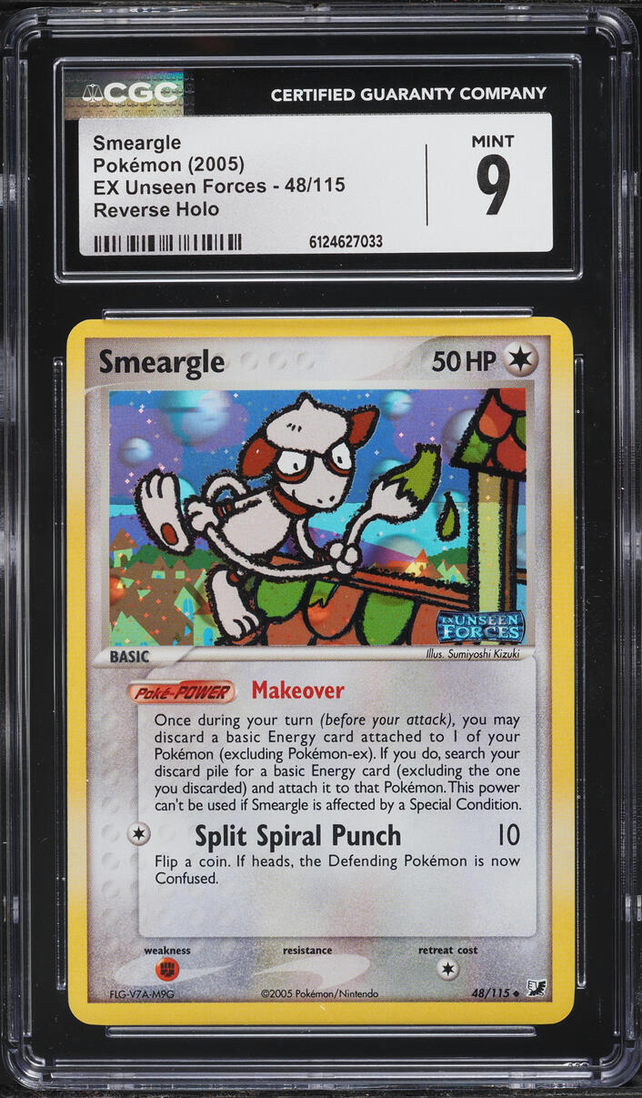 smeargle holographic pokemon card value Pokemon Trading Card Game Phantasmal Flames Single Card Common Smeargle 80