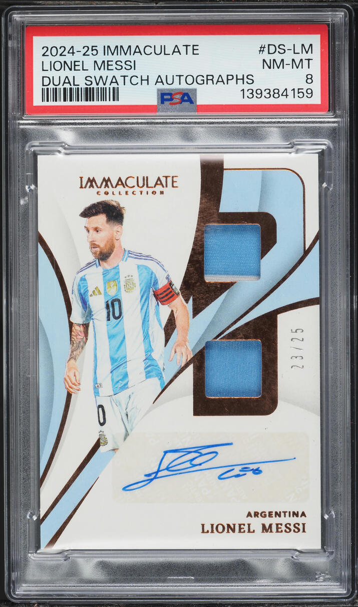 Carte Lionel Messi Panini Immaculate 2018-19 - Redemption Autographiée