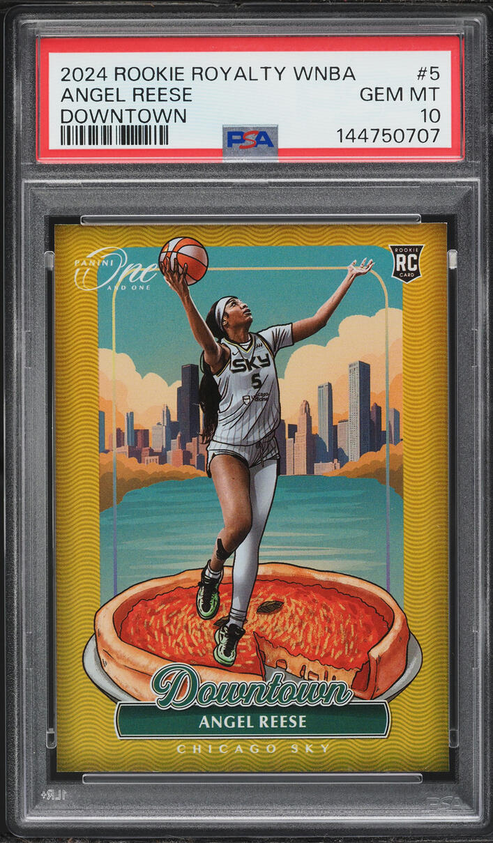 2024 Panini One And One Royalty WNBA Downtown Angel Reese ROOKIE #5 PSA 10 GEM MINT