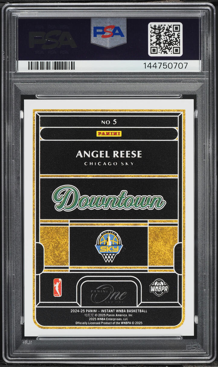 2024 Panini One And One Royalty WNBA Downtown Angel Reese ROOKIE #5 PSA 10 GEM MINT