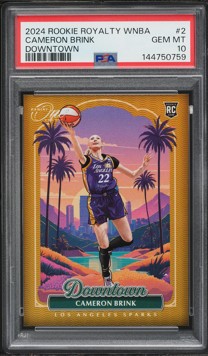 2024 Panini One And One Royalty WNBA Downtown Cameron Brink ROOKIE #2 PSA 10 GEM MINT