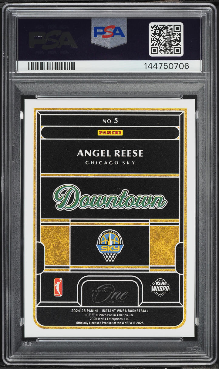 2024 Panini One And One Royalty WNBA Downtown Angel Reese ROOKIE #5 PSA 10 GEM MINT