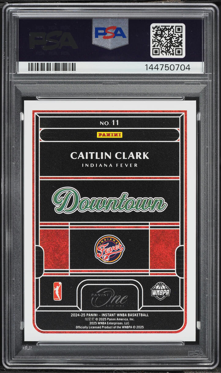 2024 Panini One And One Royalty WNBA Downtown Caitlin Clark ROOKIE #11 PSA 10 GEM MINT