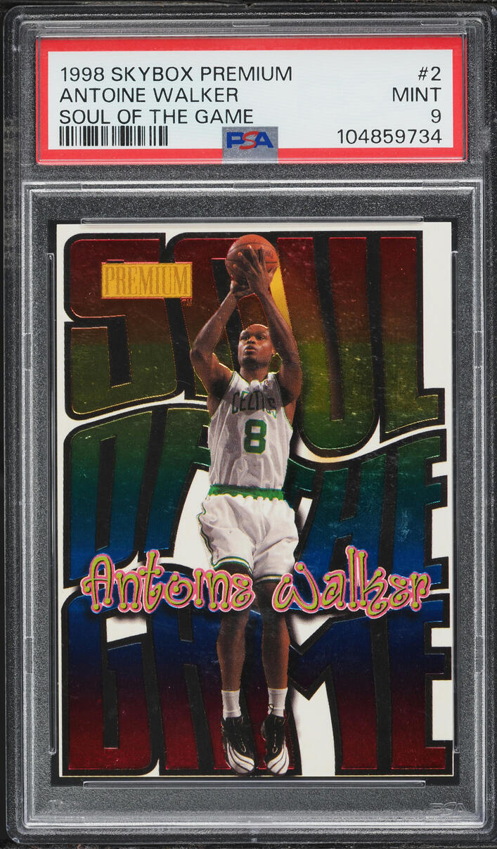 1998 Skybox Premium Soul Of The Game Antoine Walker #2 PSA 9 MINT