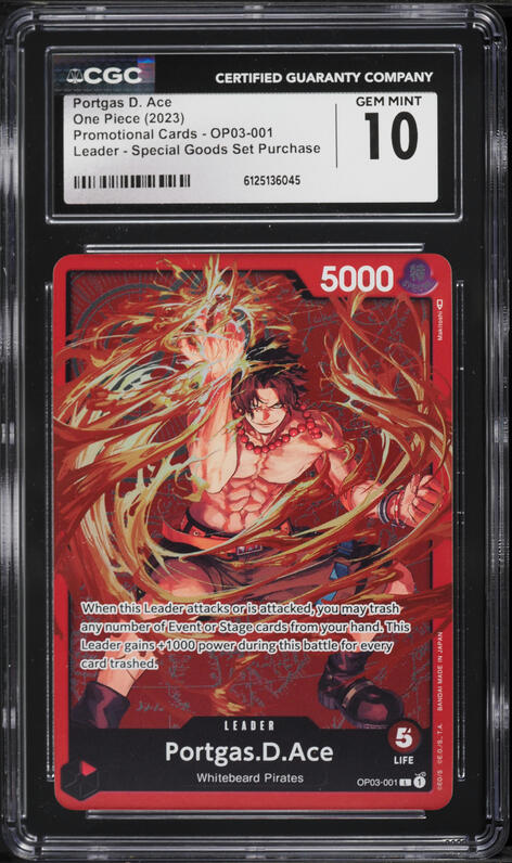 2024 One Piece Japanese Promo Serialized Top Prize Asia Portgas D