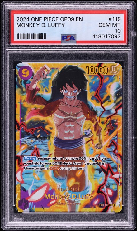 2024 One Piece Emperors In The New World SEC Monkey D Luffy #OP09