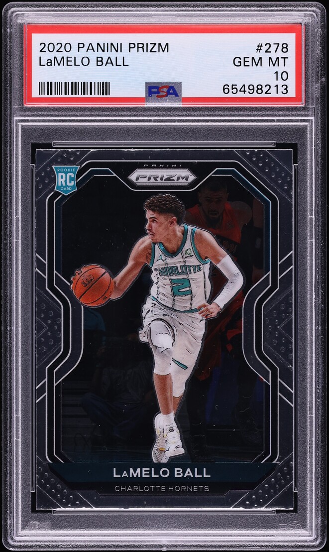 2020 Panini Prizm LaMelo Ball ROOKIE #278 PSA 10 GEM MINT on
