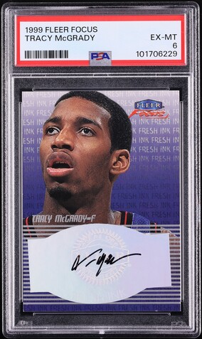 1999 Skybox EX Essential Credentials Future Tracy McGrady /29 #32 